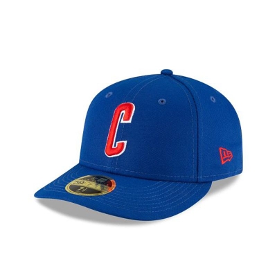Chicago Cubs Gorra | New Era MLB Ligature Low Profile 59fifty Fitted Cap Mexico - Azules